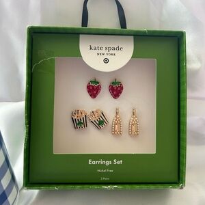 NWT Kate Spade x Target Earring set